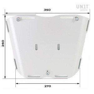 Placa ktm 890 adv para topcase atlas con soporte