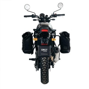 Bolsa de lona 10l-14l + cuadro royal enfield himalayan, scram 411 izquierda