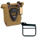 Bolsa de lona 10l-14l + cuadro royal enfield himalayan, scram 411 izquierda