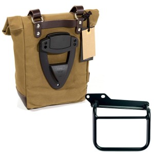 Bolsa de lona 10l-14l + cuadro royal enfield himalayan, scram 411 izquierda
