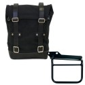 Bolsa de lona 10l-14l + cuadro royal enfield himalayan, scram 411 izquierda