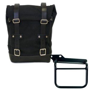 Bolsa de lona 10l-14l + cuadro royal enfield himalayan, scram 411 izquierda