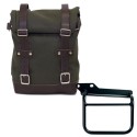 Bolsa de lona 10l-14l + cuadro royal enfield himalayan, scram 411 izquierda