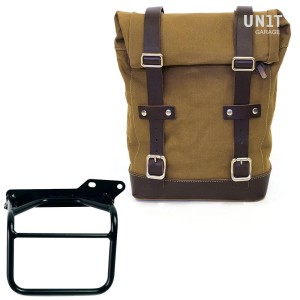 Bolsa de lona 10l-14l + cuadro royal enfield himalayan, scram 411 derecho