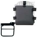 Portabolsa de aluminio con frontal ajustable de hypalon y enganche rápido + cuadro royal enfield himalayan, scram 411 derecho