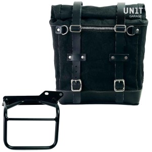 Alforja scram en lona 22l-30l + cuadro royal enfield himalayan, scram 411 derecho