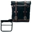 Alforja scram en lona 22l-30l + cuadro royal enfield himalayan, scram 411 derecho