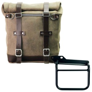 Bolso lateral scram en serraje 22l-30l + cuadro royal enfield himalayan, scram 411 izquierda
