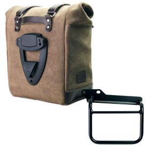 Bolso lateral scram en serraje 22l-30l + cuadro royal enfield himalayan, scram 411 izquierda