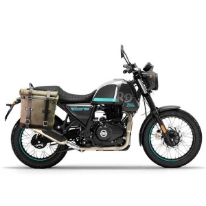 Bolso lateral scram en serraje 22l-30l + cuadro royal enfield himalayan, scram 411 derecho