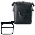 Bolso lateral khali de tpu + cuadro royal enfield himalayan, scram 411 derecho