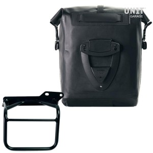 Bolso lateral khali de tpu + cuadro royal enfield himalayan, scram 411 derecho