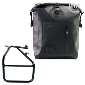 Bolso lateral khali de tpu + marco derecho de alforjas para sportail r18 kit