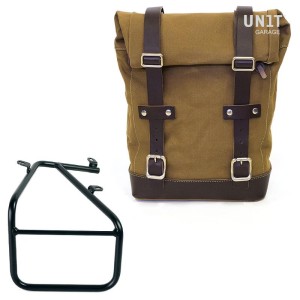 Bolsa de lona 10l-14l + marco derecho de alforjas para sportail r18 kit