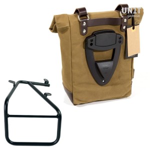 Bolsa de lona 10l-14l + marco derecho de alforjas para sportail r18 kit