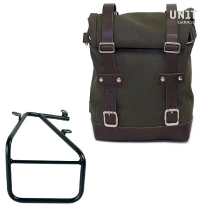 Bolsa de lona 10l-14l + marco derecho de alforjas para sportail r18 kit