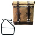 Alforja scram en lona 22l-30l + marco derecho de alforjas para sportail r18 kit