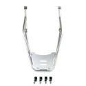 Portaequipajes trasero con asas de pasajero ducati desert x plata