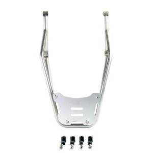 Portaequipajes trasero con asas de pasajero ducati desert x plata