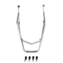 Portaequipajes trasero con asas de pasajero ducati desert x plata