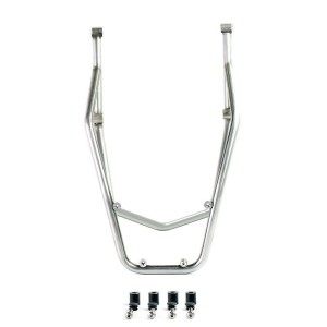Portaequipajes trasero con asas de pasajero ducati desert x plata