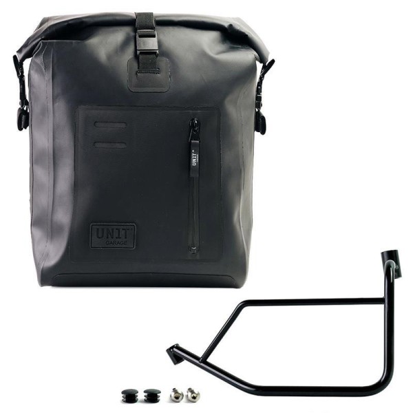 Bolsa lateral khali en tpu + marco izquierdo ducati desertx