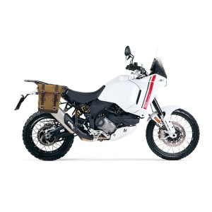 Alforja lateral canvas 10l-14l + subchasis derecho ducati desertx