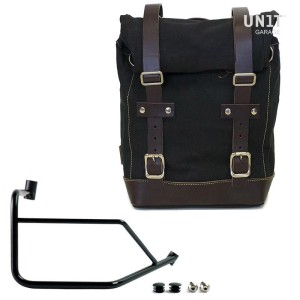 Alforja lateral canvas 10l-14l + subchasis derecho ducati desertx