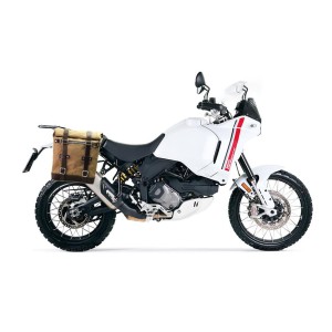 Alforja lateral scram en canvas 22l-30l + marco derecho ducati desertx
