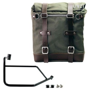 Alforja lateral scram en canvas 22l-30l + marco derecho ducati desertx