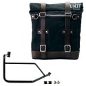 Alforja lateral scram en canvas 22l-30l + marco derecho ducati desertx