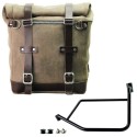 Alforja scram 22l-30l en serraje + cuadro izquierdo ducati desertx