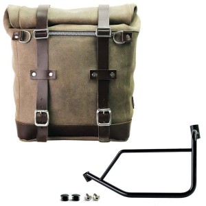 Alforja scram 22l-30l en serraje + cuadro izquierdo ducati desertx
