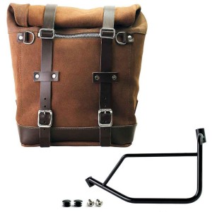 Alforja scram 22l-30l en serraje + cuadro izquierdo ducati desertx