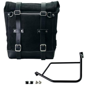 Alforja scram 22l-30l en serraje + cuadro izquierdo ducati desertx