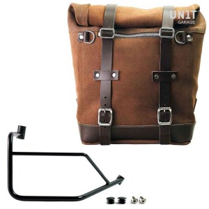 Alforja scram 22l-30l en serraje + cuadro derecho ducati desertx