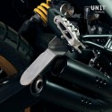 Bolsa lateral en serraje + estructura derecha ducati desert sled