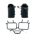 Dos bolsas laterales khali en tpu 35l - 45l + par de placas de aluminio + marcos ducati desertx
