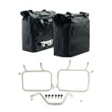 Dos bolsas laterales khali en tpu 35l - 45l + par de placas de aluminio + marcos ducati desertx
