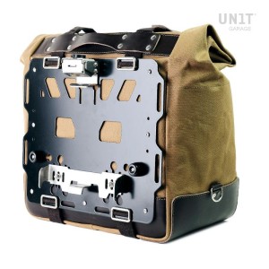 Bolsa lateral cult en lona 40l - 50l + placa aluminio
