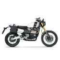 Portabolsa de aluminio con frontal ajustable de hypalon y enganche rápido + subchasis derecho triumph scrambler 1200 xc_xe (2019