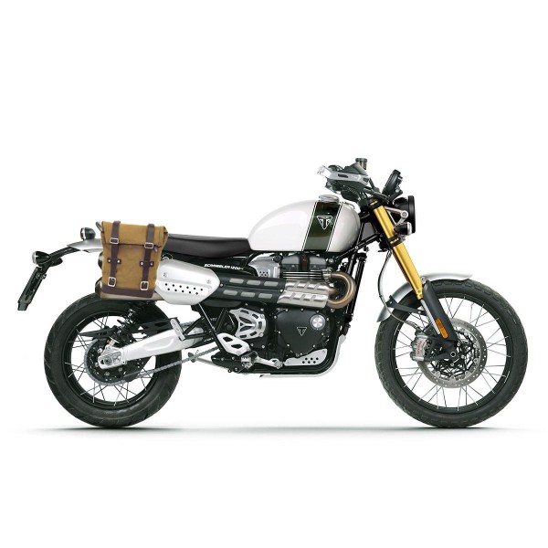 Bolsa de lona 10l-14l + subchasis derecho triumph scrambler 1200 xc_xe (2019 en adelante)