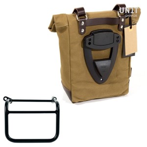 Bolsa de lona 10l-14l + subchasis derecho triumph scrambler 1200 xc_xe (2019 en adelante)