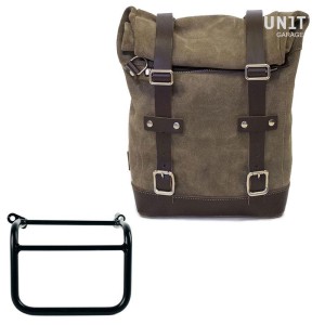 Bolsa de cuero 10l-14l + subchasis derecho triumph scrambler 1200 xc_xe (2019 en adelante)