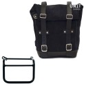 Bolsa de cuero 10l-14l + subchasis derecho triumph scrambler 1200 xc_xe (2019 en adelante)