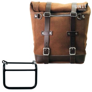 Bolso lateral scram en serraje 22l-30l + subchasis derecho triumph scrambler 1200 xc_xe (2019 en adelante)