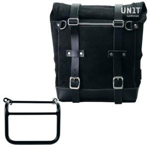 Bolso lateral scram en serraje 22l-30l + subchasis derecho triumph scrambler 1200 xc_xe (2019 en adelante)