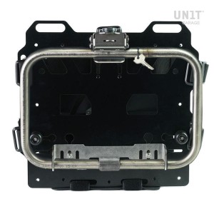 Placa de aluminio con enganche rápido frontal en hypalon y cerradura