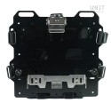 Placa de aluminio con enganche rápido frontal en hypalon y cerradura