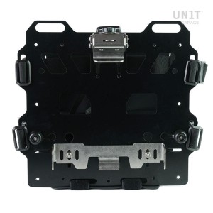 Placa de aluminio con enganche rápido frontal en hypalon y cerradura